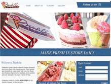Tablet Screenshot of miabellagelato.com